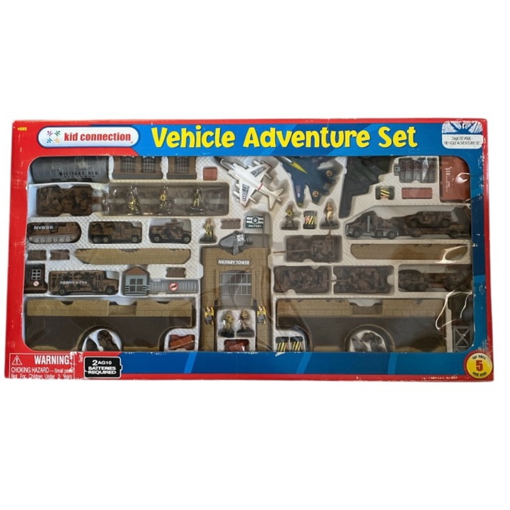 Kid connection Vehicle Adventure Military Base Set